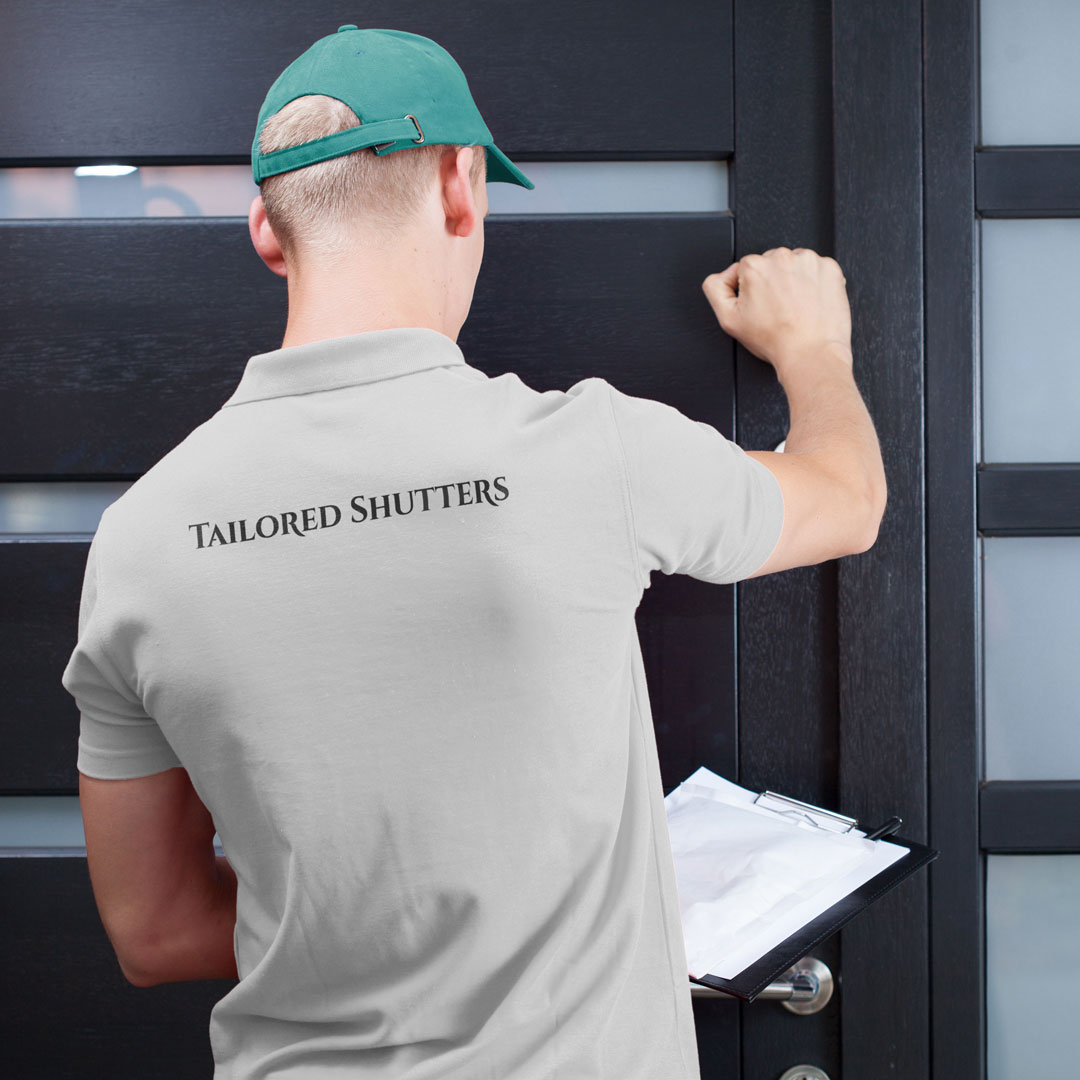 Tailored Shutters Employee calling on home